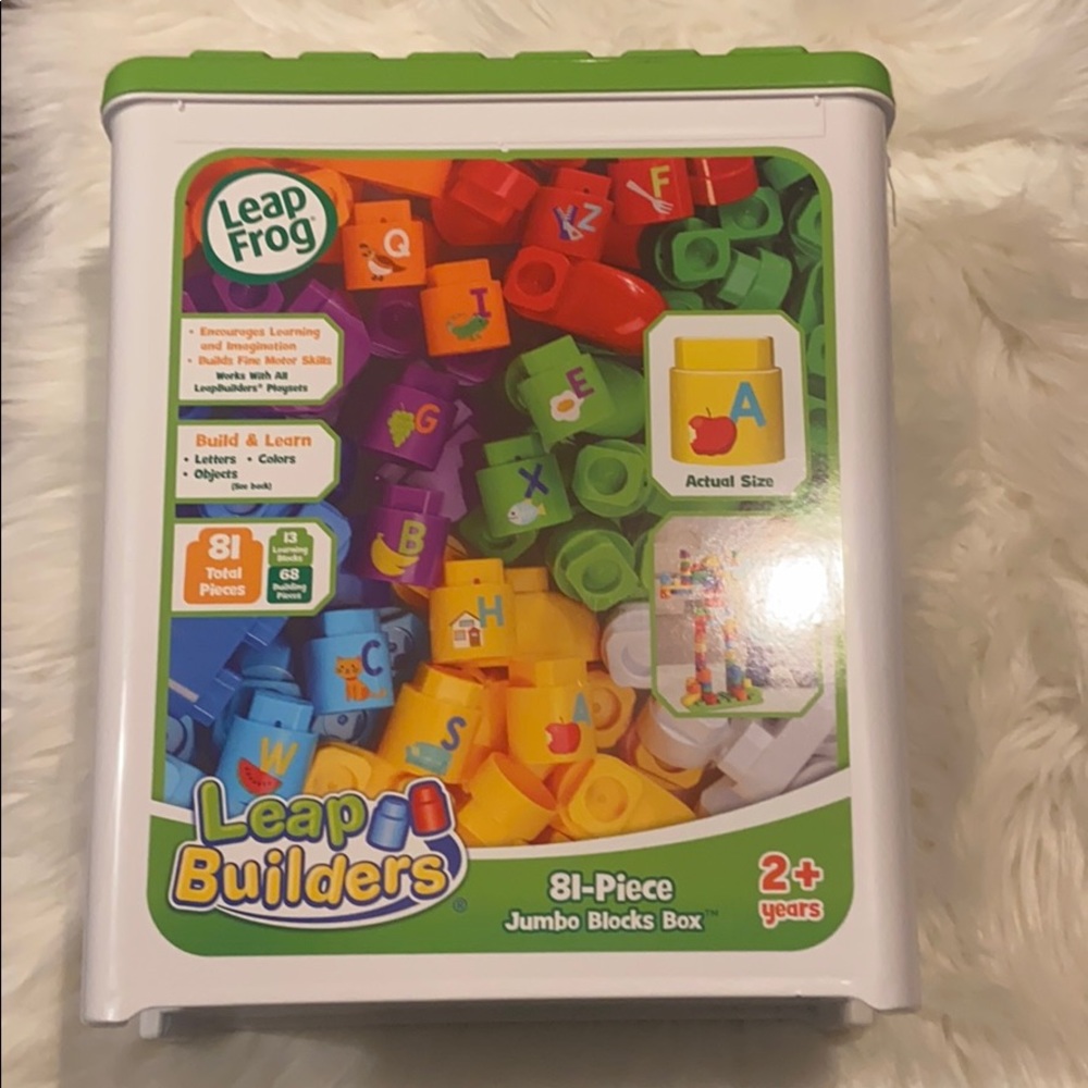 LEAP FROG 81 pieces jumbo blocks